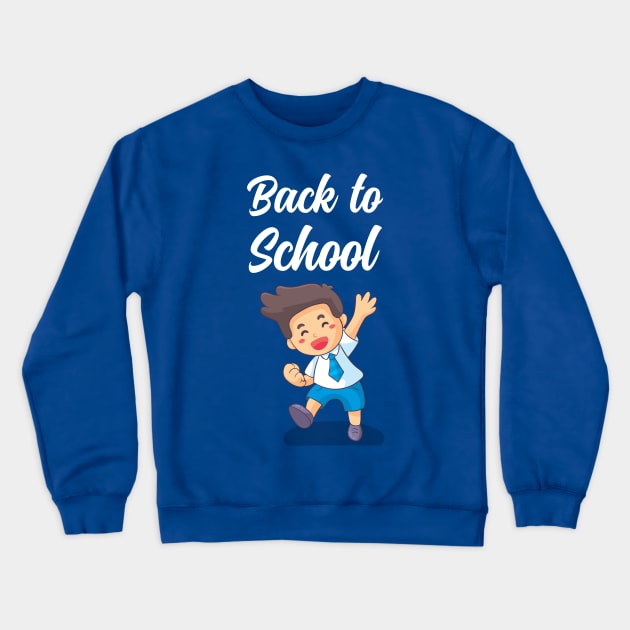 Back to School for boys Crewneck Sweatshirt by vladocar